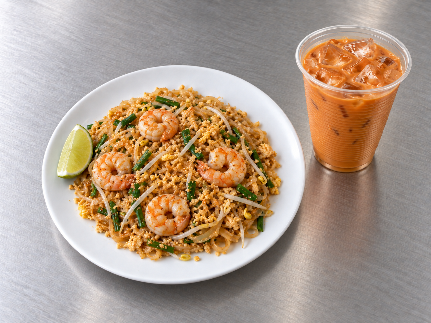 Pad Thai y Té Thai