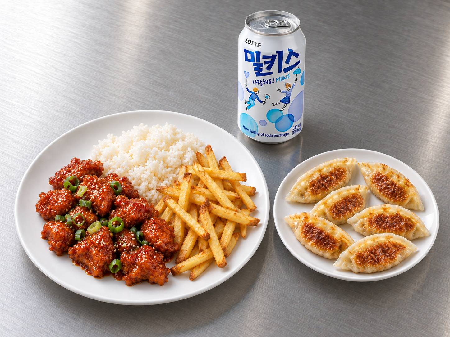 Colación, Gyozas y Bebida