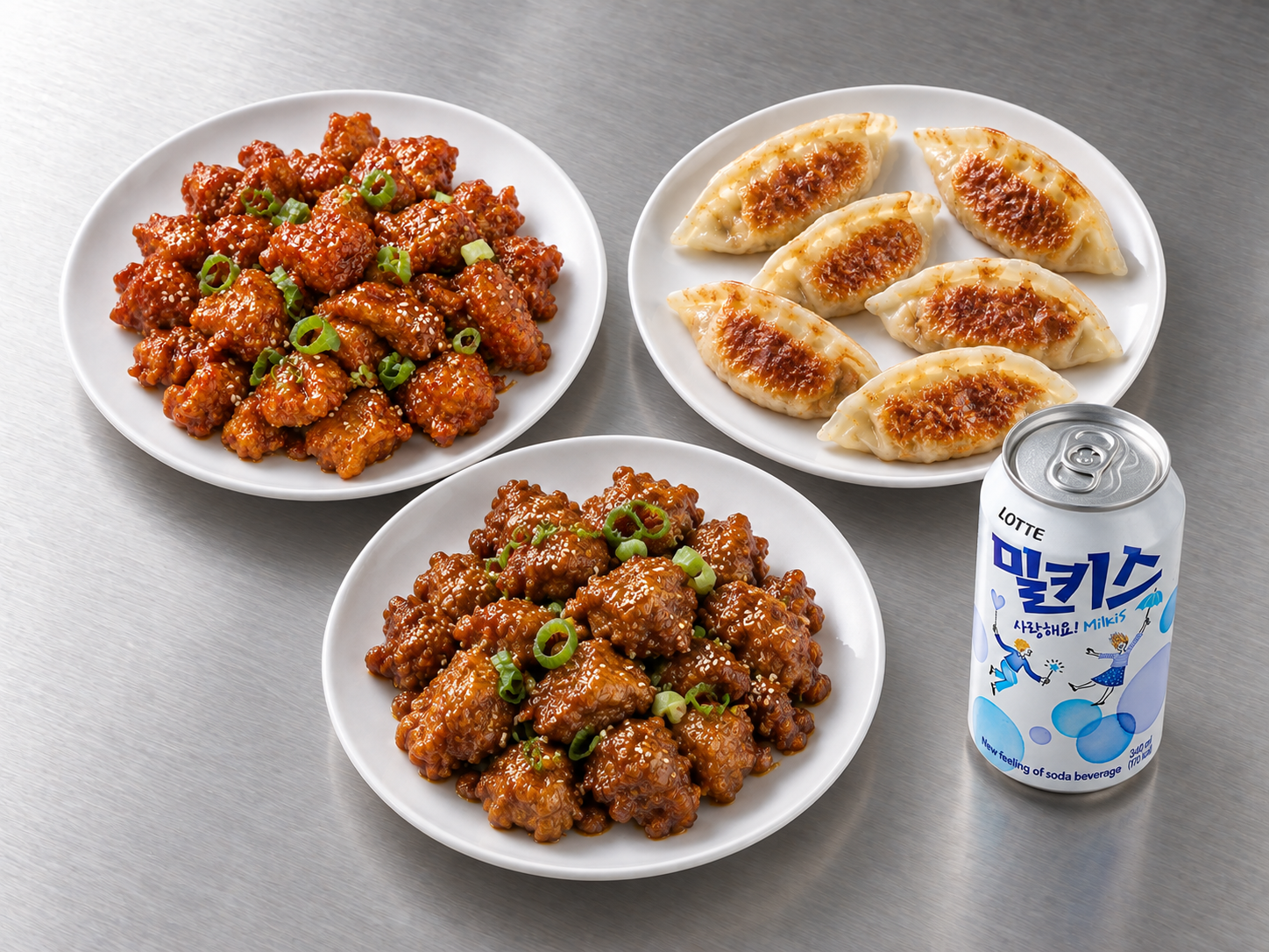 Mix 400 g, Gyozas y Bebida