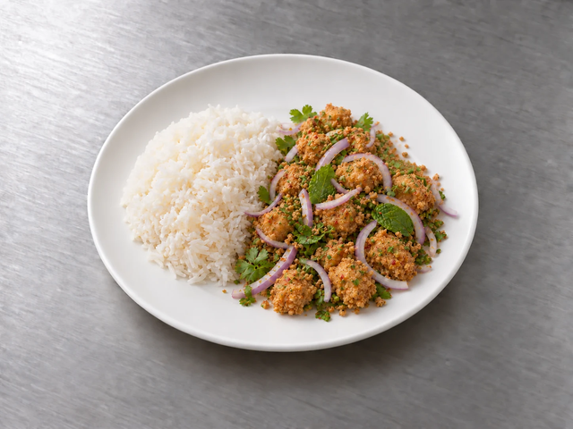 Colación Larb de Pollo Frito