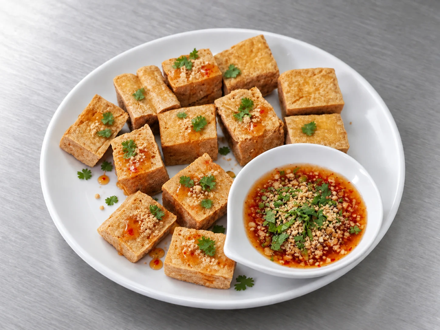 Tofu Frito Crujiente